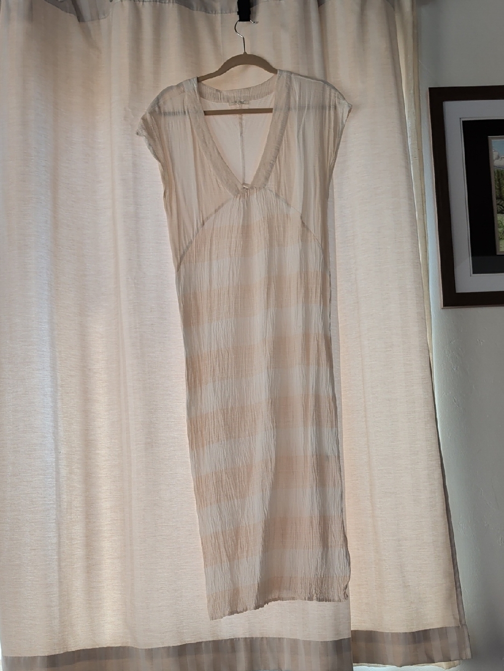 lovestitch Cream & Beige Lightweight Textured Top
